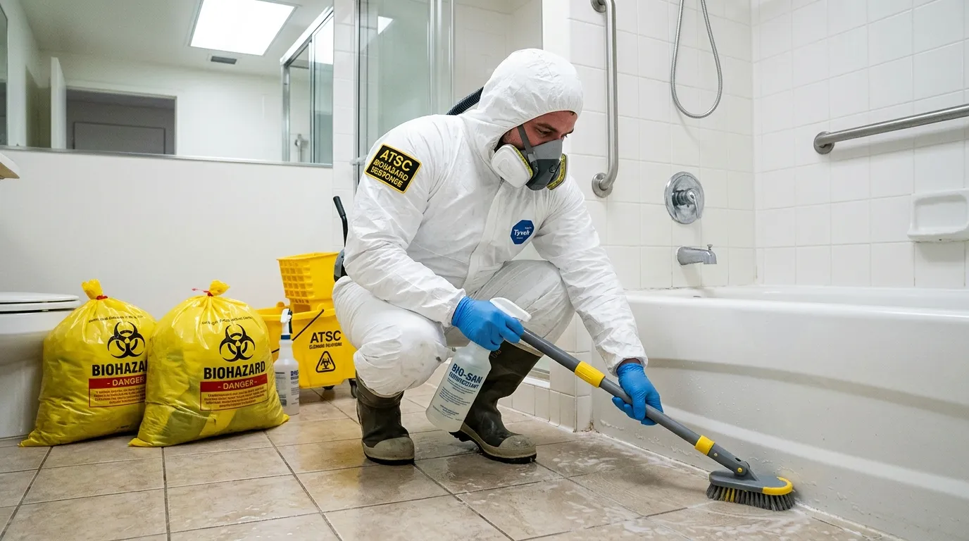 Decontamination equipment deployed for Blood Cleanup in DeKalb